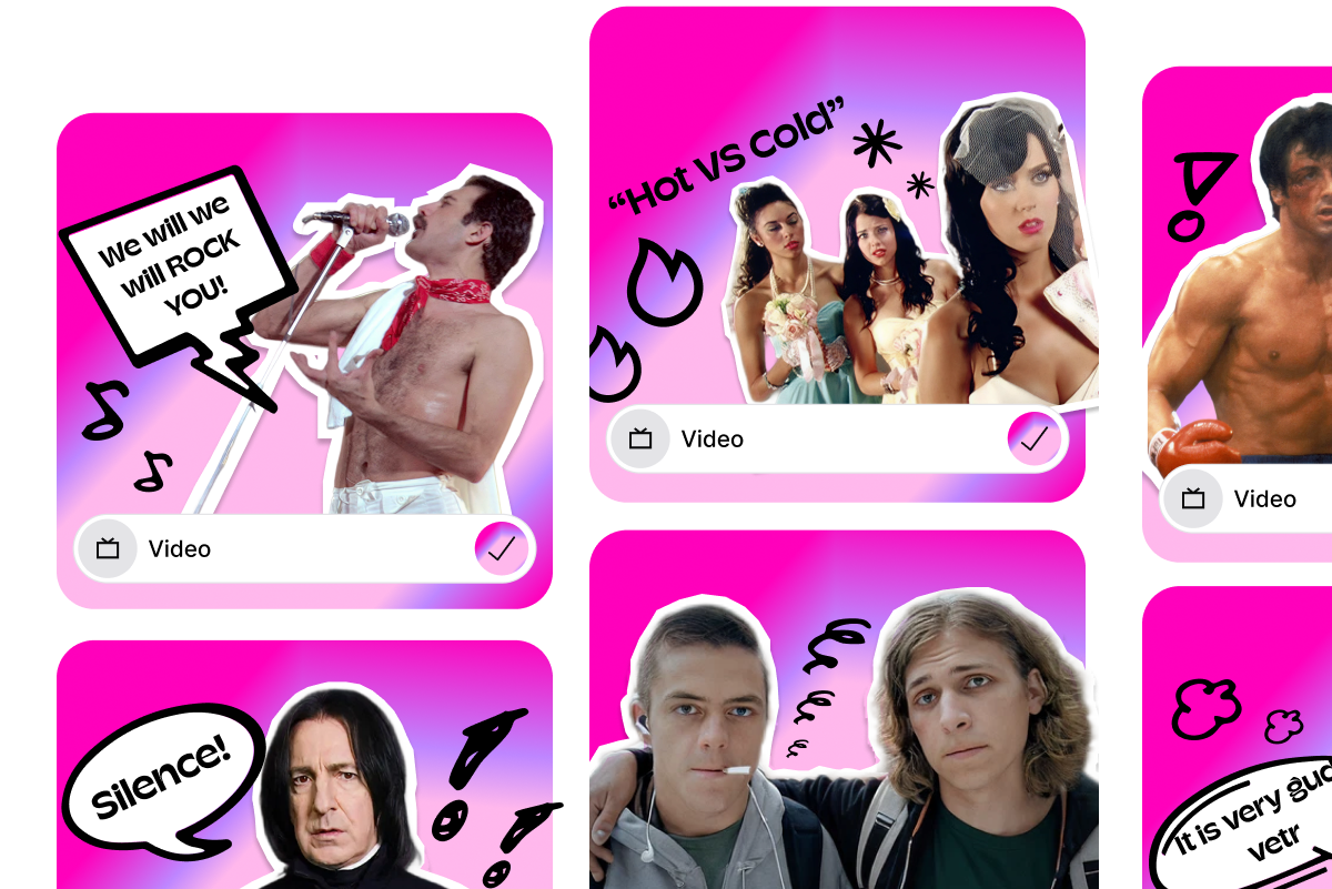 Lekce a kurzy uvnitř appky